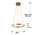 Pakabinamas &scaron;viestuvas Helia Pendant ø50 Gold 831940 Schuller