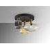 Lubinis šviestuvas Norma Ceiling 3L Black/Brass 225342 Lubinis šviestuvas Norma Ceiling 3L Black/Brass 225342 Schuller