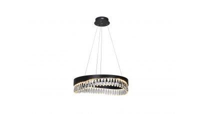 Pakabinamas šviestuvas Selene Pendant Black-Crystal D60 294720 Pakabinamas šviestuvas Selene Pendant Black-Crystal D60 294720 Schuller