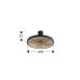 Sieninis &scaron;viestuvas Stone Wall Black D30 803641 Schuller
