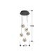 Pakabinamas šviestuvas Zaria Pendant Black-Gold D25 5L 501965 Pakabinamas šviestuvas Zaria Pendant Black-Gold D25 5L 501965 Schuller