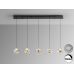 Pakabinamas &scaron;viestuvas Zaria Pendant Black-Gold 5L 502535 Schuller