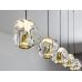Pakabinamas &scaron;viestuvas Zaria Pendant Black-Gold 5L 502535 Schuller