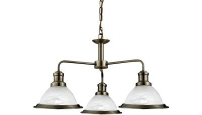 Pakabinamas &scaron;viestuvas Bistro 1593-3AB Searchlight Electric