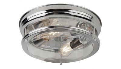 Lubinis šviestuvas Glasgow 2LT Flush Chrome 5182CC Lubinis šviestuvas Glasgow 2LT Flush Chrome 5182CC Searchlight Electric