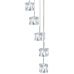 Pakabinamas &scaron;viestuvas Ice Cube 6778-8-LED Searchlight Electric