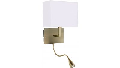 Sieninis šviestuvas Hotel Wall Light Adjustable 6519AB Sieninis šviestuvas Hotel Wall Light Adjustable 6519AB Searchlight Electric