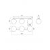 Lubinis &scaron;viestuvas Bowling Black Ceiling 3 01-3152 Smarter Light