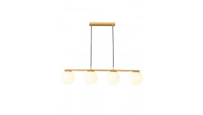 Pakabinamas &scaron;viestuvas Bowling Gold Pendant 4 01-3155 Smarter Light