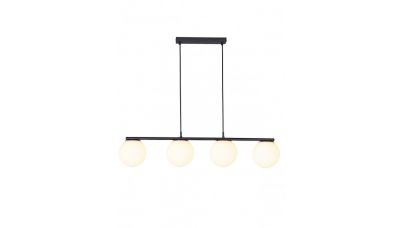 Pakabinamas &scaron;viestuvas Bowling Black Pendant 4 01-3156 Smarter Light