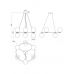 Pakabinamas &scaron;viestuvas Bowling Gold Pendant 6 D70 01-3157 Smarter Light