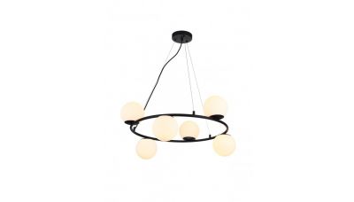Pakabinamas šviestuvas Bowling Black Pendant 6 D70 01-3158 Pakabinamas šviestuvas Bowling Black Pendant 6 D70 01-3158 Smarter Light
