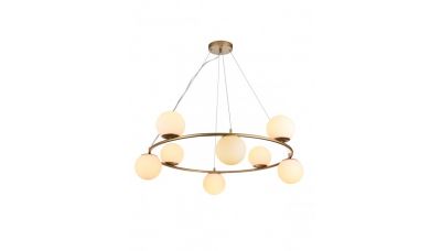 Pakabinamas &scaron;viestuvas Bowling Gold Pendant 8 D88 01-3159 Smarter Light