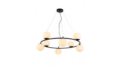 Pakabinamas &scaron;viestuvas Bowling Black Pendant 8 D88 01-3160 Smarter Light