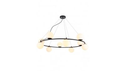 Pakabinamas &scaron;viestuvas Bowling Black Pendant 10 D108 01-3162 Smarter Light
