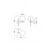 Sieninis &scaron;viestuvas Essential Gold Wall Right 1 01-2944 Smarter Light