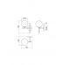 Sieninis &scaron;viestuvas Essential Gold Wall Lef 1 01-2945 Smarter Light