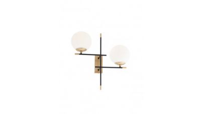 Sieninis &scaron;viestuvas Essential Gold Wall Lef 2 01-2947 Smarter Light