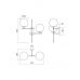 Sieninis &scaron;viestuvas Essential Gold Wall Lef 2 01-2947 Smarter Light