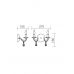 Sieninis &scaron;viestuvas Fabiola Brass Wall 2 02-710 Smarter Light