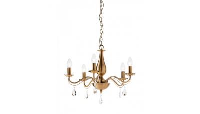 Pakabinamas šviestuvas Fabiola Brass Pendant 5 02-712 Pakabinamas šviestuvas Fabiola Brass Pendant 5 02-712 Smarter Light