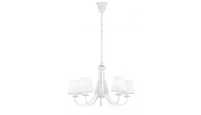 Pakabinamas &scaron;viestuvas Cortez Chandelier 5-pc. 5xE14 Matt White 110600531 TRIO Lighting