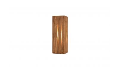 Sieninis &scaron;viestuvas Karuni Wall Lamp E14 Matt Black-Wood 263300130 TRIO Lighting