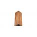 Sieninis &scaron;viestuvas Karuni Wall Lamp E14 Matt Black-Wood 263300130 TRIO Lighting
