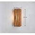Sieninis &scaron;viestuvas Karuni Wall Lamp E14 Matt Black-Wood 263300130 TRIO Lighting