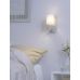 Sieninis &scaron;viestuvas Marriot Wall Lamp E27 + LED Brushed Steel/White 271470207 TRIO Lighting