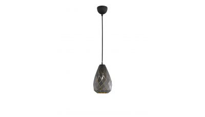 Pakabinamas šviestuvas Onyx Pendant E27 Anthracite/Gold 301300142 Pakabinamas šviestuvas Onyx Pendant E27 Anthracite/Gold 301300142 TRIO Lighting