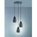 Pakabinamas &scaron;viestuvas Onyx Pendant 3-pc. 3xE27 Anthracite/Gold 301300342 TRIO Lighting