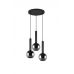 Pakabinamas &scaron;viestuvas Clayton Pendant 3-pc E27 Matt Black 310390332 TRIO Lighting