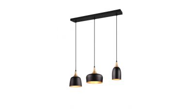 Pakabinamas &scaron;viestuvas Chiraz Pendant 3-pc E14 Black 310500332 TRIO Lighting