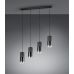 Pakabinamas &scaron;viestuvas Robin Pendant 4-pc. 4xE27 Black 310600432 TRIO Lighting