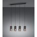 Pakabinamas &scaron;viestuvas Robin Pendant 4-pc. 4xE27 Black 310600432 TRIO Lighting
