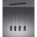 Pakabinamas &scaron;viestuvas Robin Pendant 4-pc. 4xE27 Black 310600432 TRIO Lighting