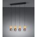 Pakabinamas &scaron;viestuvas Robin Pendant 4-pc. E27 Brass/Smoke 310600454 TRIO Lighting