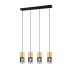 Pakabinamas &scaron;viestuvas Robin Pendant 4-pc. E27 Brass/Smoke 310600454 TRIO Lighting