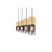 Pakabinamas &scaron;viestuvas Robin Pendant 4-pc. E27 Brass/Smoke 310600454 TRIO Lighting