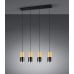 Pakabinamas &scaron;viestuvas Robin Pendant 4-pc. E27 Brass/Smoke 310600454 TRIO Lighting
