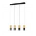 Pakabinamas &scaron;viestuvas Robin Pendant 4-pc. E27 Brass/Smoke 310600454 TRIO Lighting