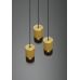 Pakabinamas &scaron;viestuvas Robin Pendant 3-pc. E27 Brass/Smoke 310630354 TRIO Lighting