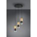 Pakabinamas &scaron;viestuvas Robin Pendant 3-pc. E27 Brass/Smoke 310630354 TRIO Lighting