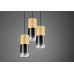 Pakabinamas &scaron;viestuvas Robin Pendant 3-pc. E27 Brass/Smoke 310630354 TRIO Lighting