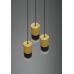 Pakabinamas &scaron;viestuvas Robin Pendant 3-pc. E27 Brass/Smoke 310630354 TRIO Lighting