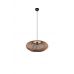 Pakabinamas &scaron;viestuvas Hedda Pendant E27 Matt Black-Sisal 312300136 TRIO Lighting