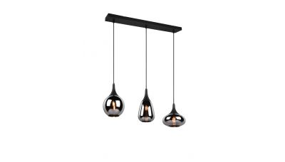 Pakabinamas šviestuvas Lumina Pendant 3-pc E14 Matt Black 317000332 Pakabinamas šviestuvas Lumina Pendant 3-pc E14 Matt Black 317000332 TRIO Lighting