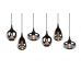 Pakabinamas šviestuvas Lumina Pendant 6-pc E14 Matt Black 317000632 Pakabinamas šviestuvas Lumina Pendant 6-pc E14 Matt Black 317000632 TRIO Lighting