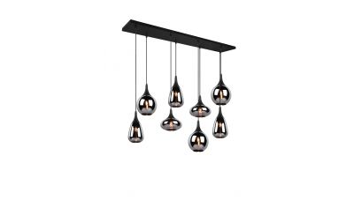 Pakabinamas šviestuvas Lumina Pendant 8-pc E14 Matt Black 317000832 Pakabinamas šviestuvas Lumina Pendant 8-pc E14 Matt Black 317000832 TRIO Lighting